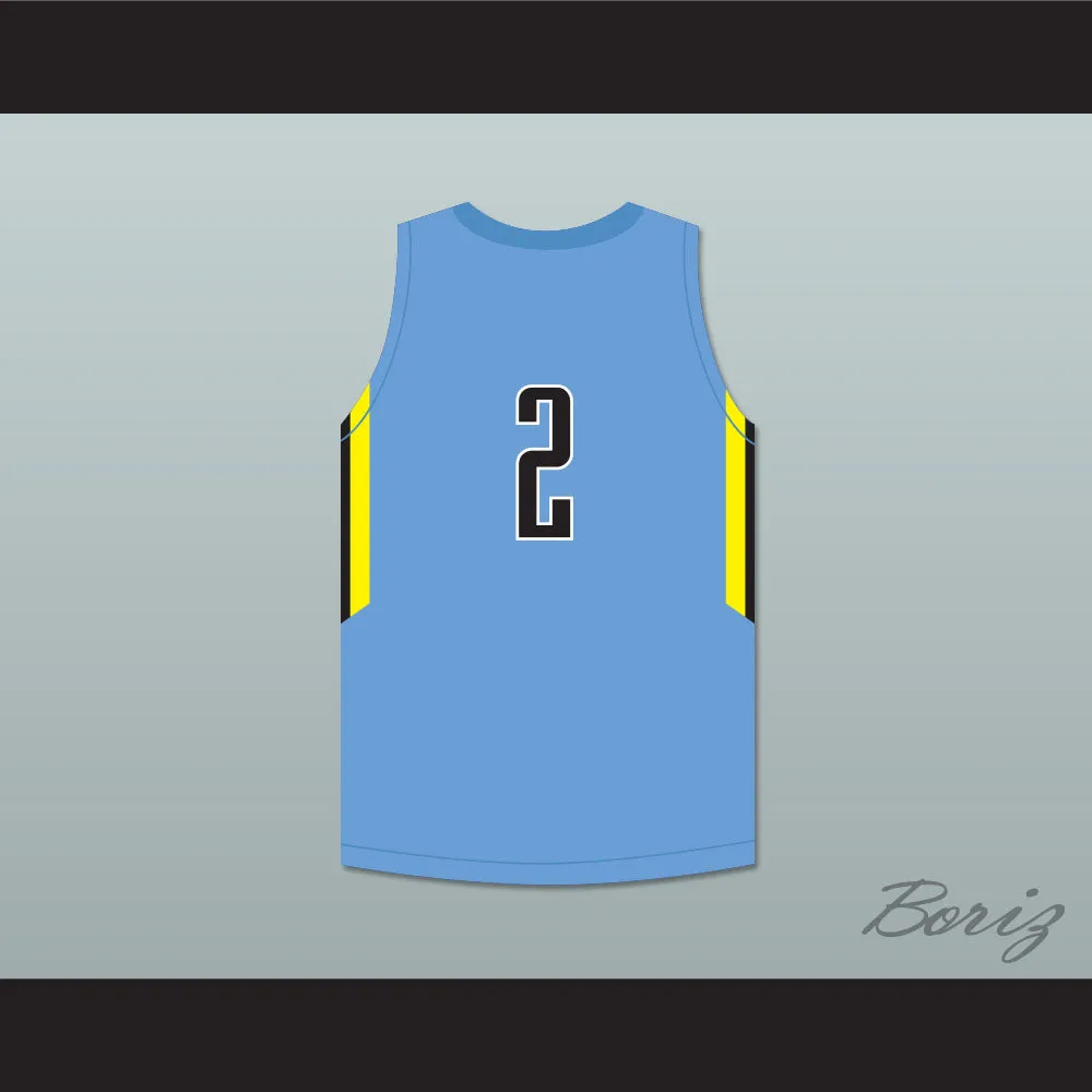 Player 2 Playground Elite AAU Light Blue Basketball Jersey