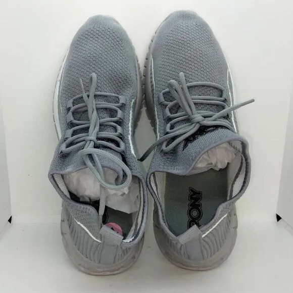 PONY Mens NEW Gray &amp; White Athletic Lace Up Sneakers - sz. 12