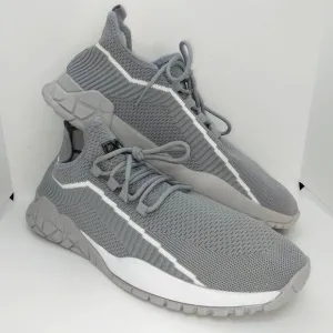 PONY Mens NEW Gray &amp; White Athletic Lace Up Sneakers - sz. 12