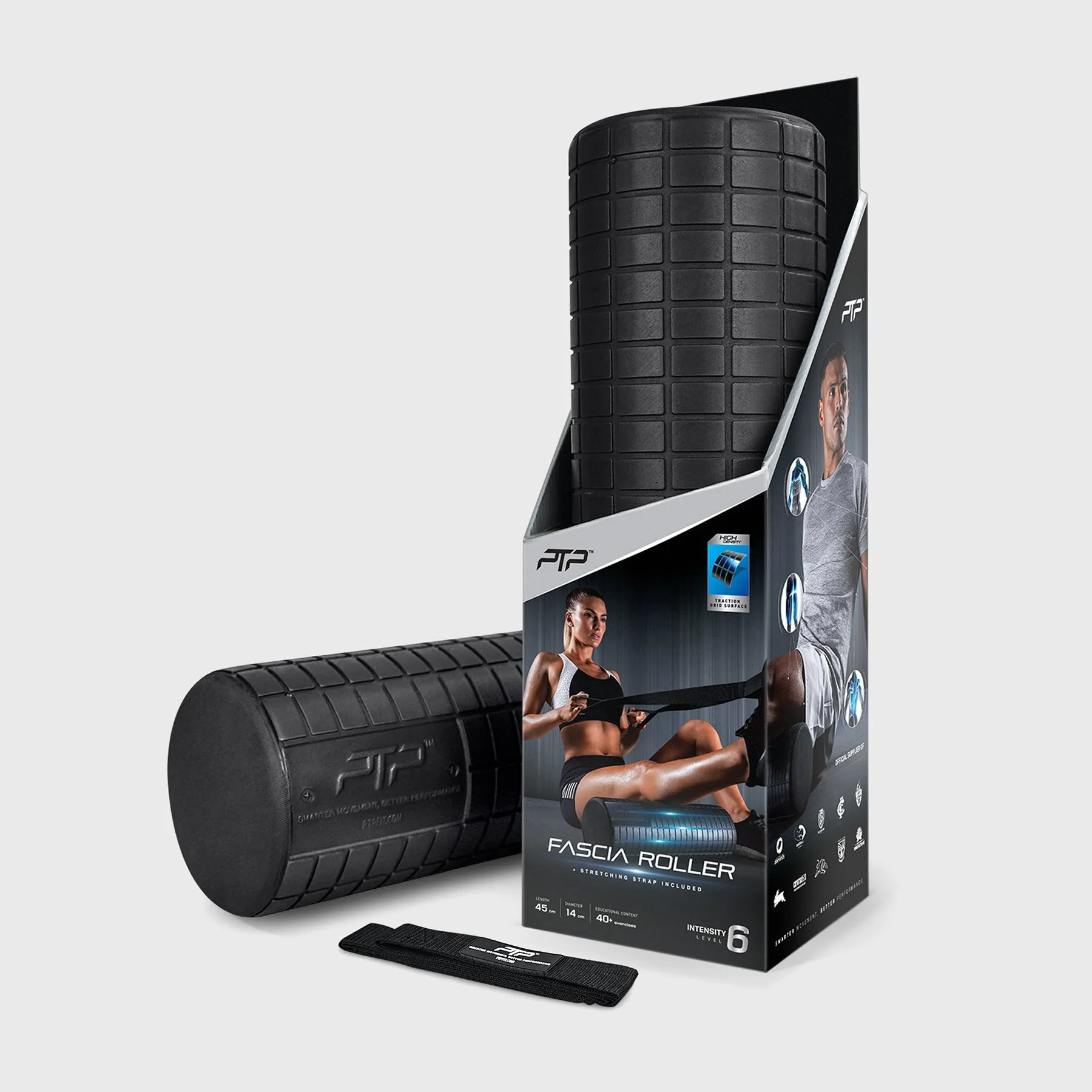 PTP - FASCIA RELEASE ROLLER - MEDIUM   STRETCHING STRAP