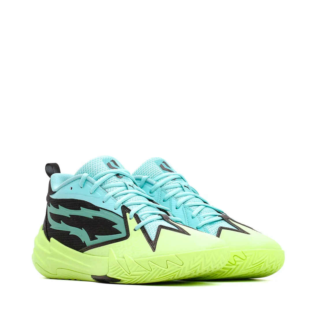 Puma Basketball Junior Scoot Zeros Team Blue Green 310416-05