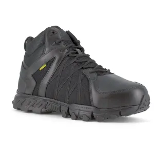 Reebok Men's Trailgrip Alloy Toe WP CushGuard Hiker Work Boot- Black- RB3405