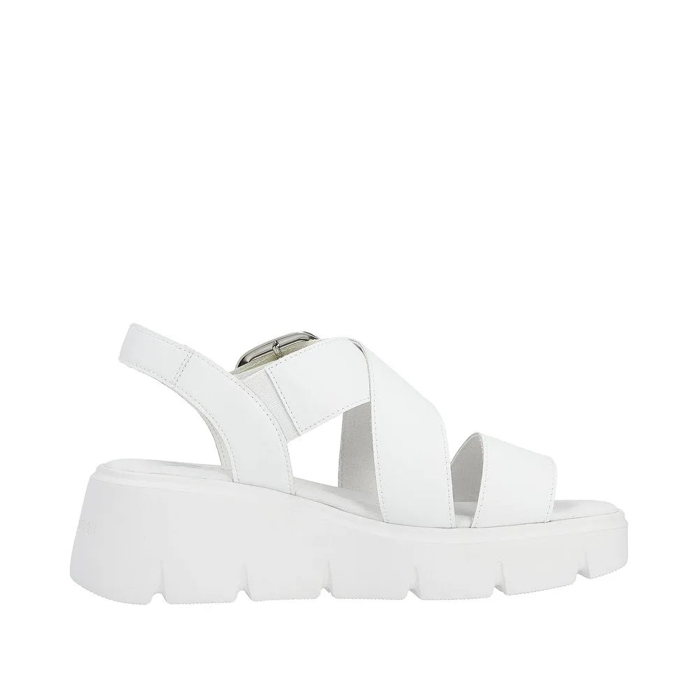 Rieker W1550-80 (Diva) White Sandals