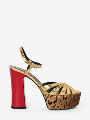 SAINT LAURENT LEOPARD HEELS
