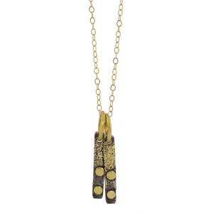 SALE! Double Mini Tab Necklace by Kate Maller