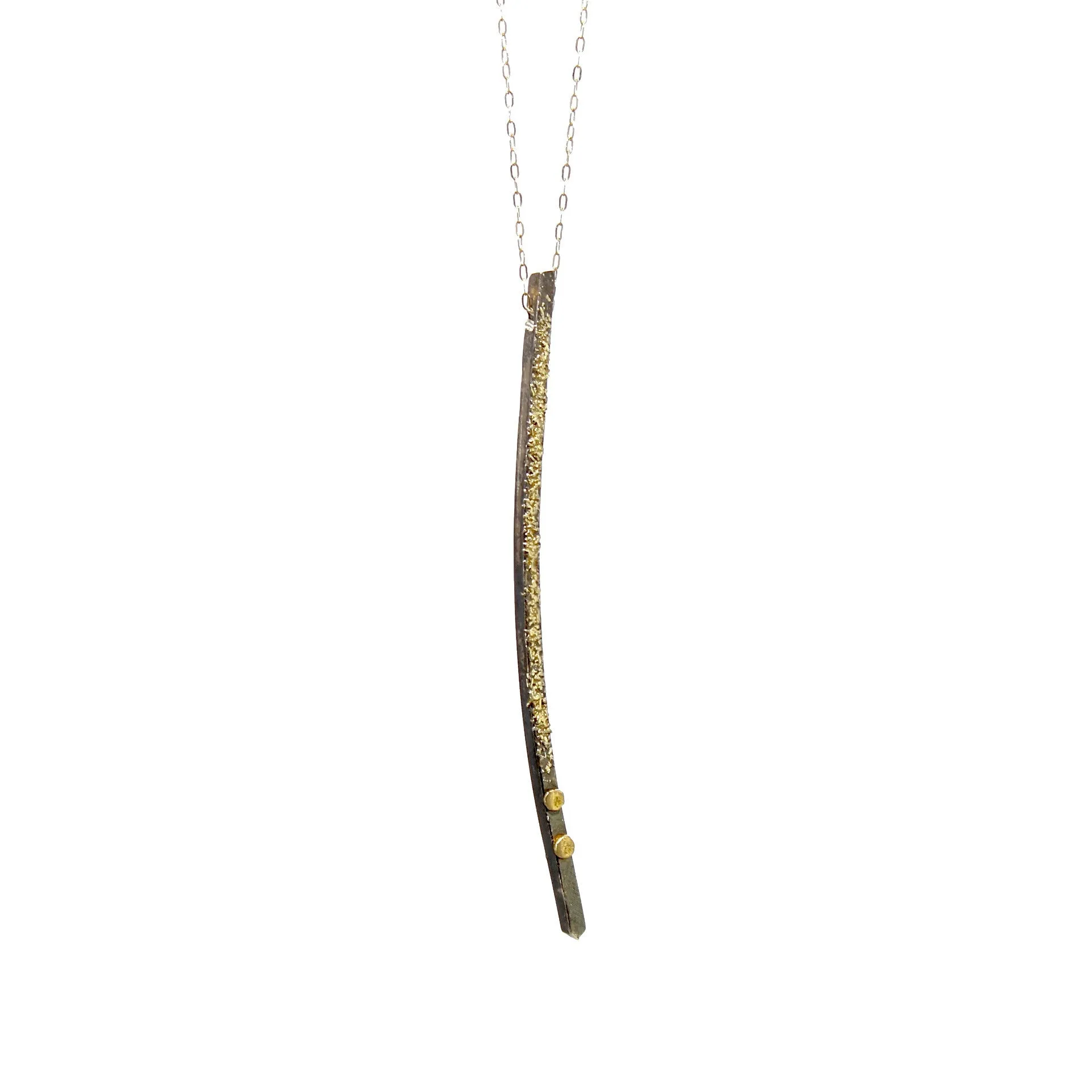 SALE! Recycled 18k Gold Slice Necklace by Kate Maller