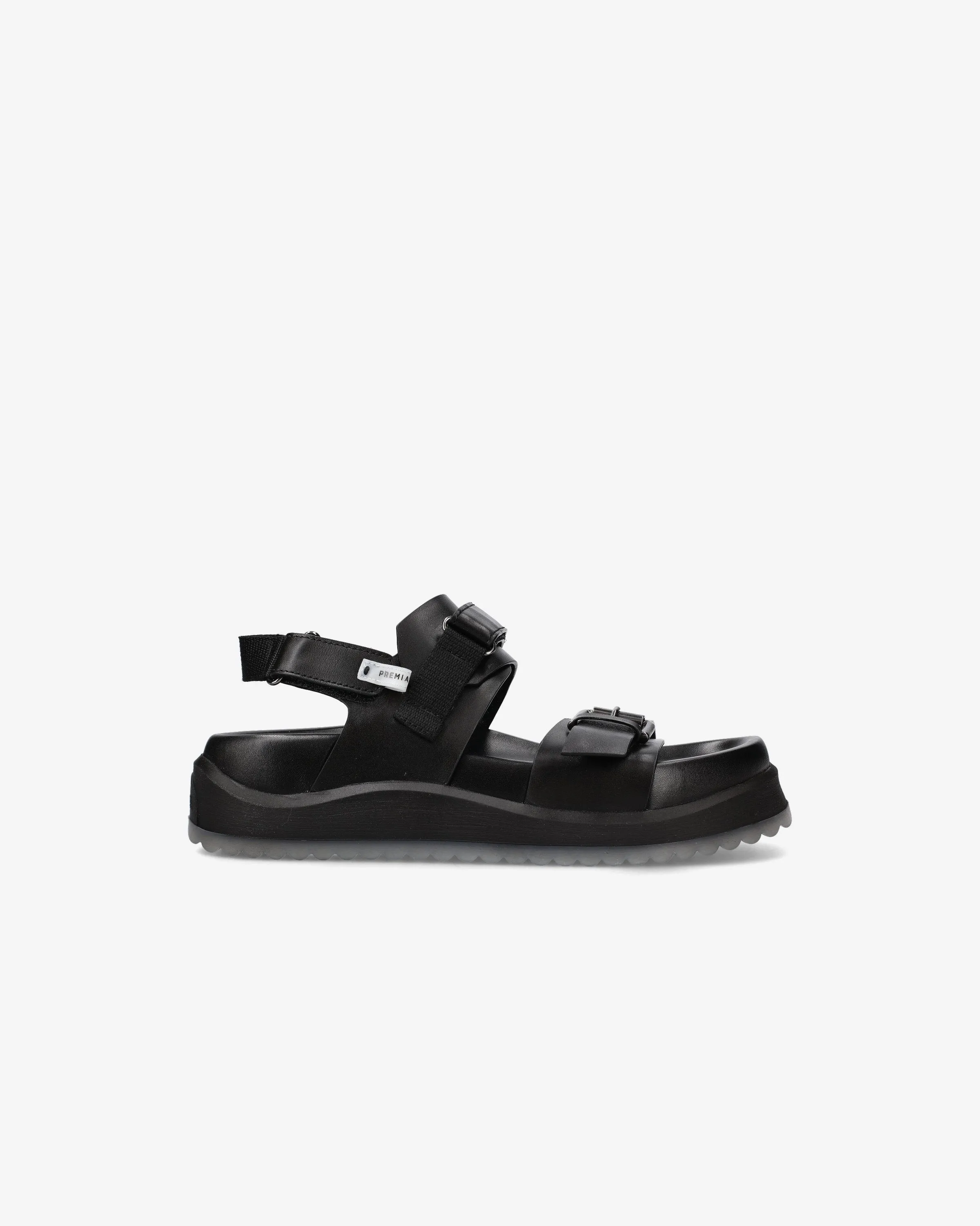 Sandali Platform in Pelle
