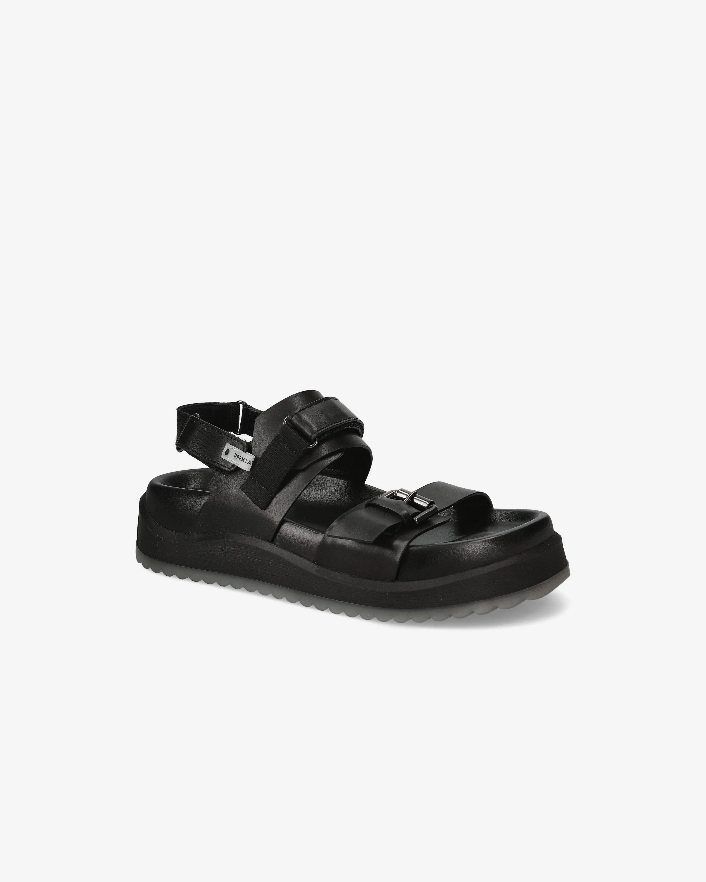Sandali Platform in Pelle