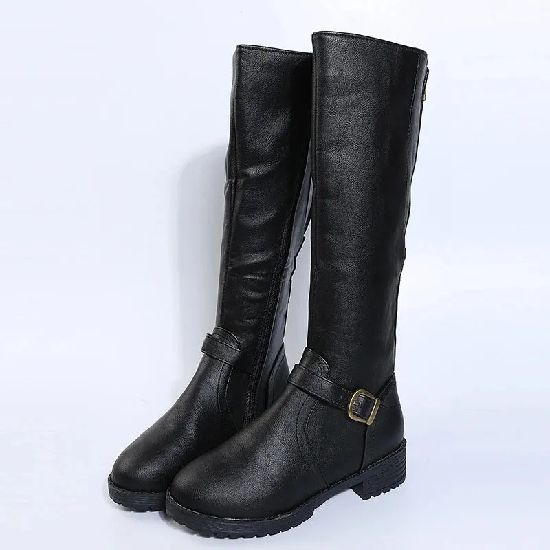 SANDY | Knee-High Leather Boots