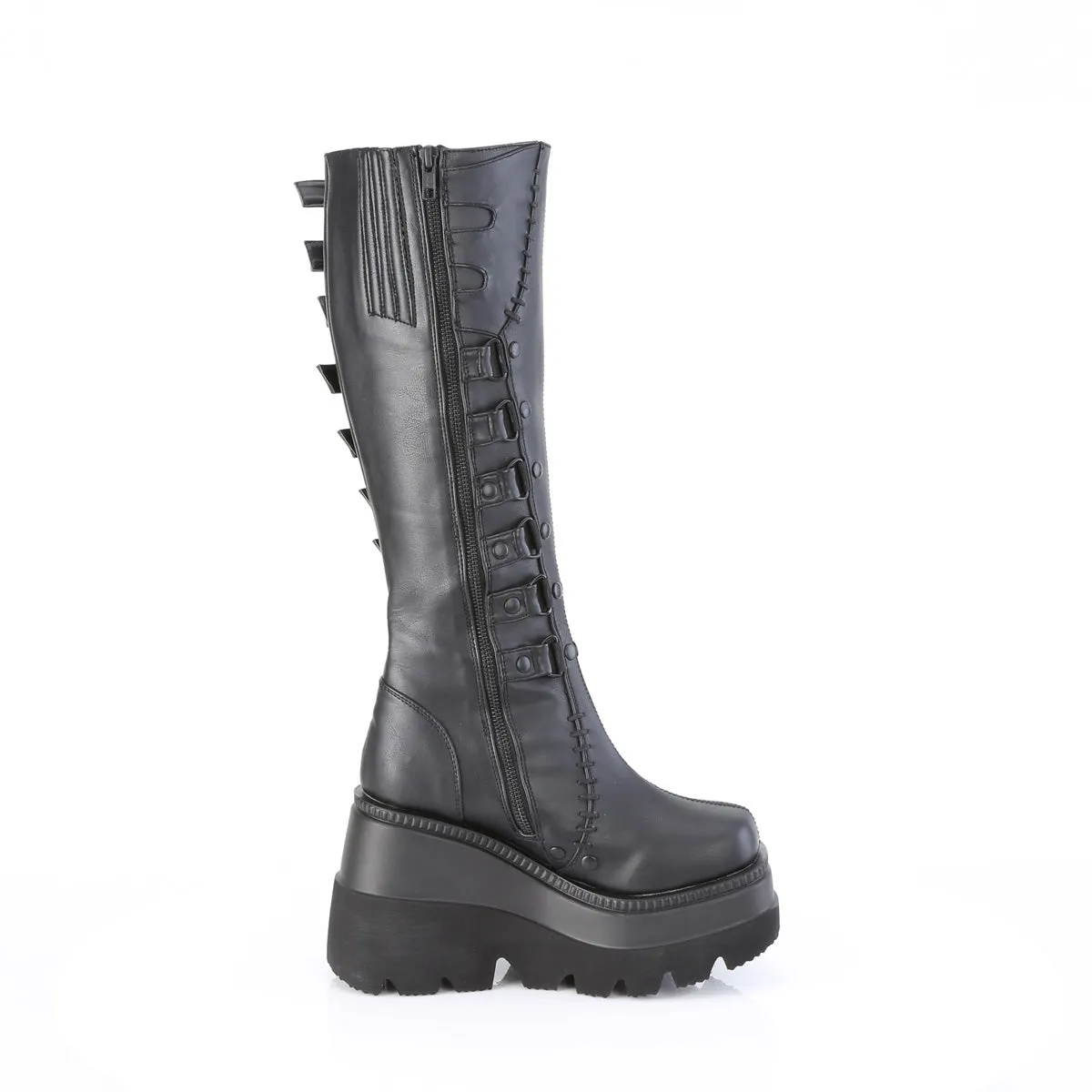 SHAKER-232  Black Vegan Leather