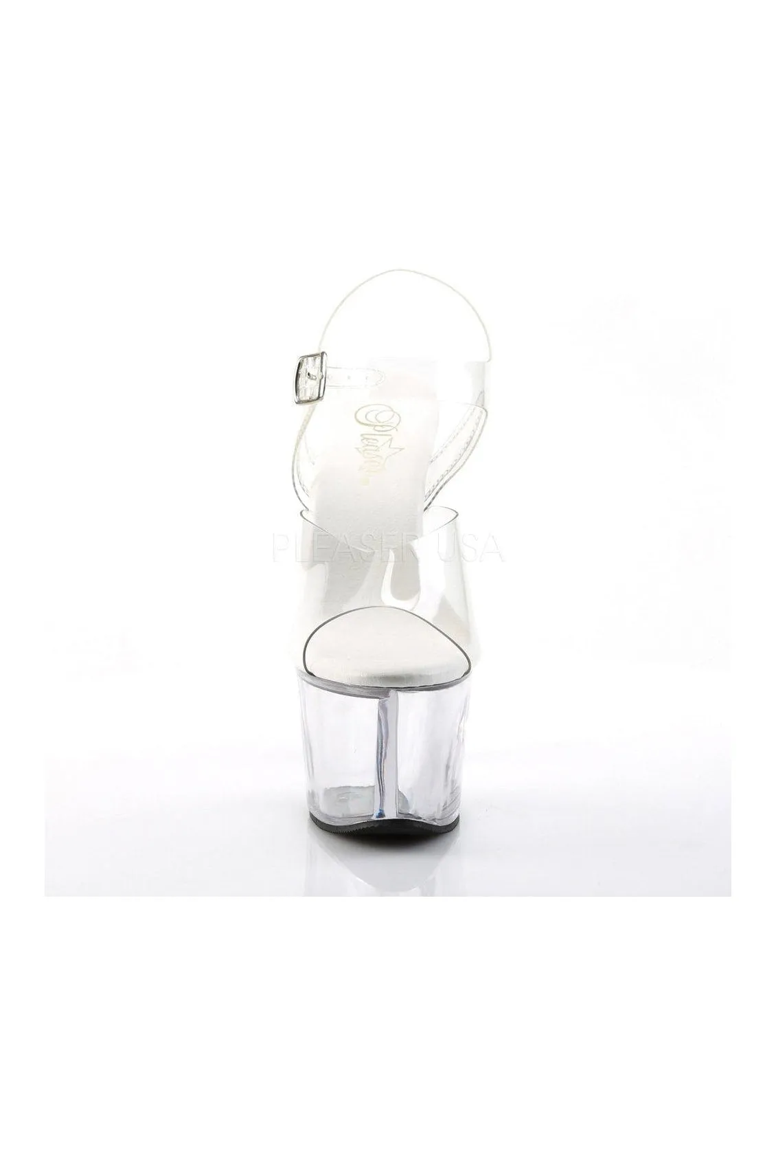 SKY-308VL Platform Sandal  | Clear Vinyl