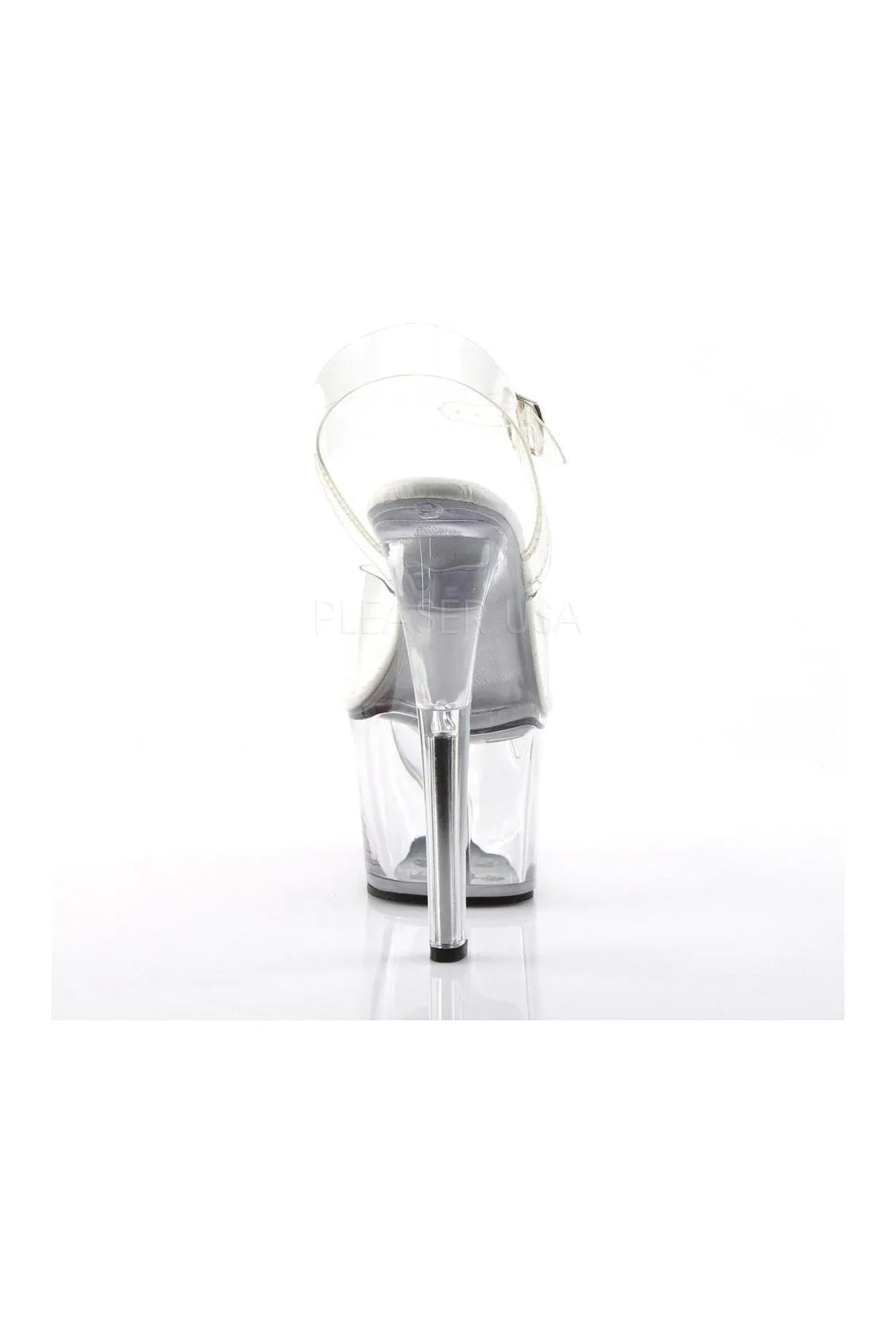 SKY-308VL Platform Sandal  | Clear Vinyl