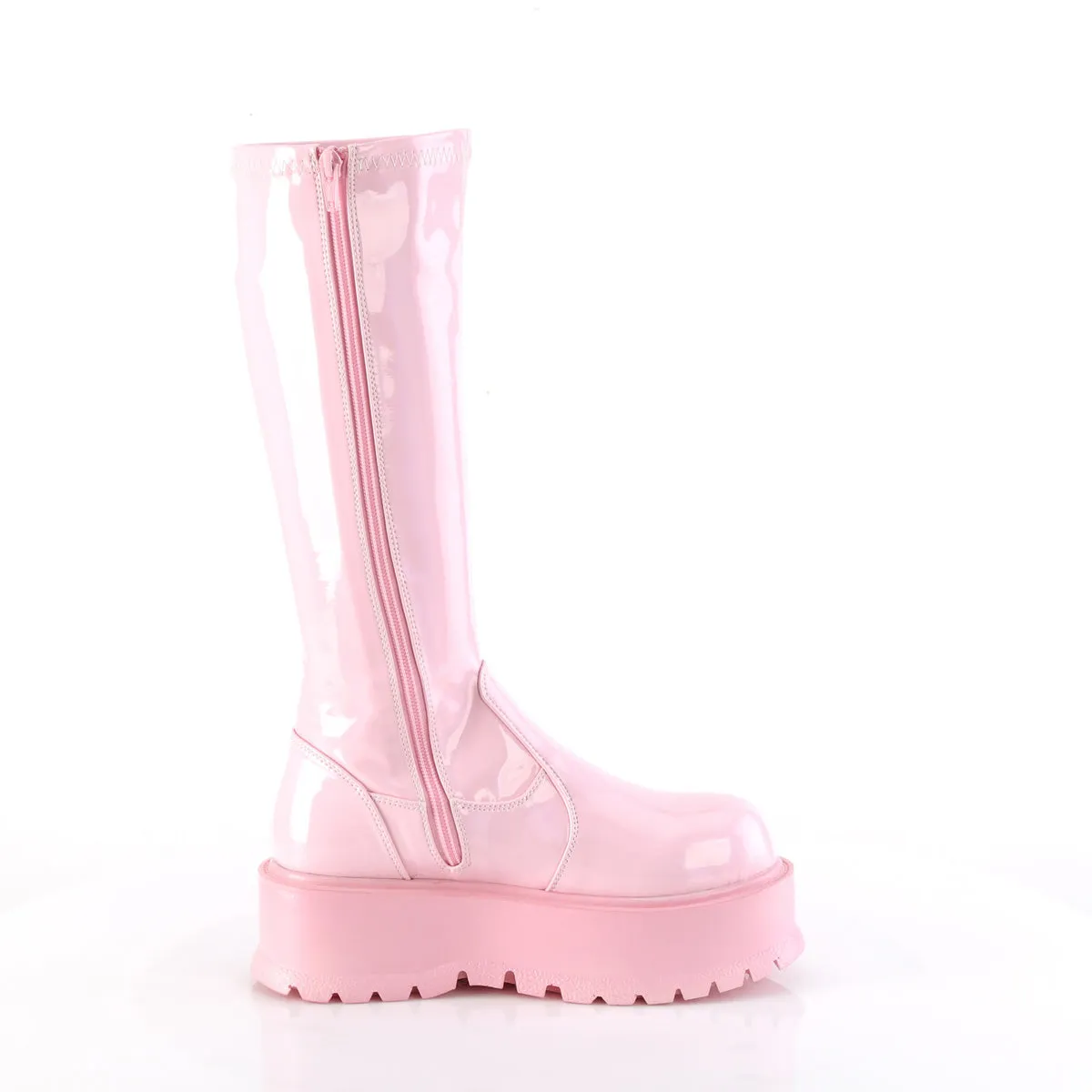 SLACKER-200  Baby Pink Holo Patent