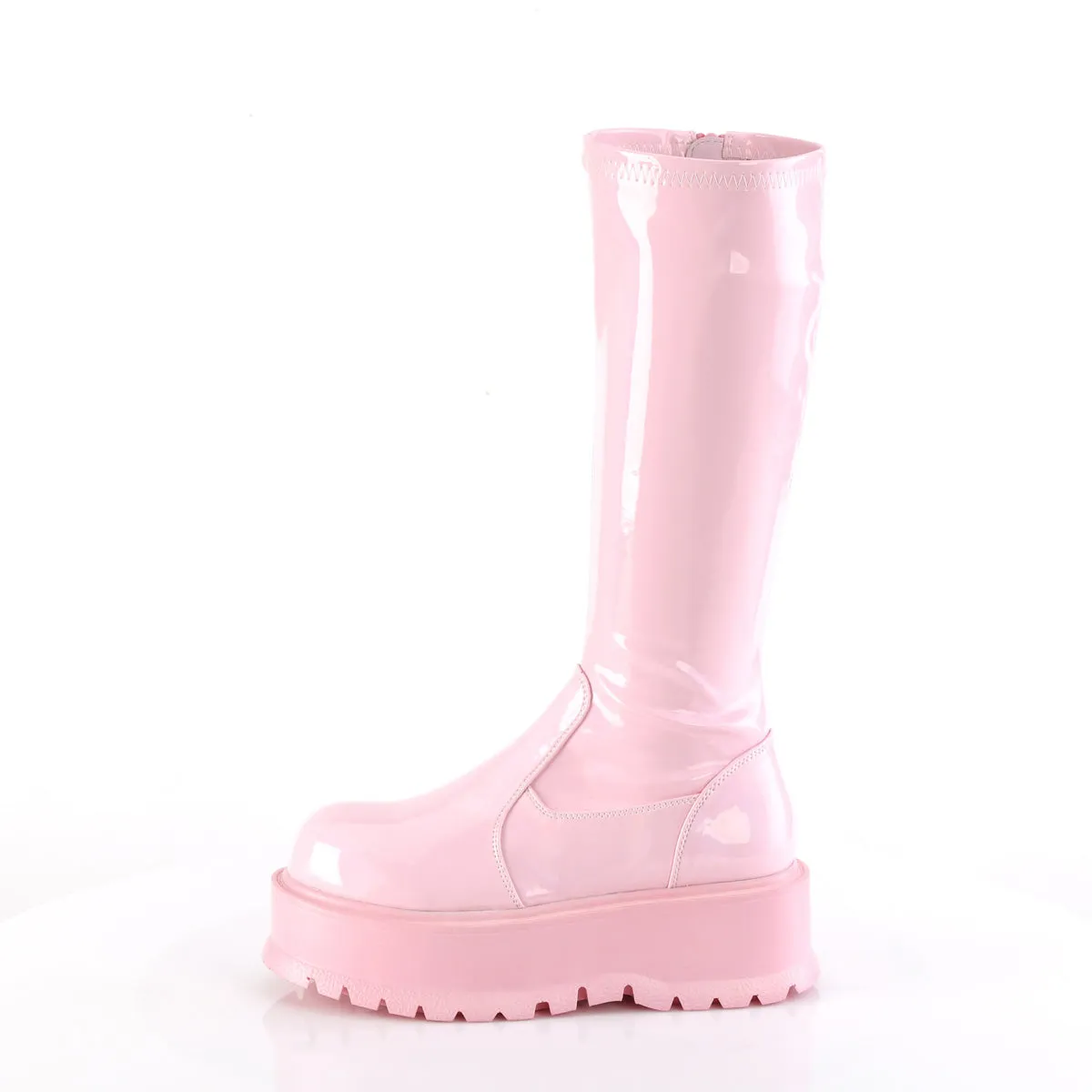 SLACKER-200  Baby Pink Holo Patent