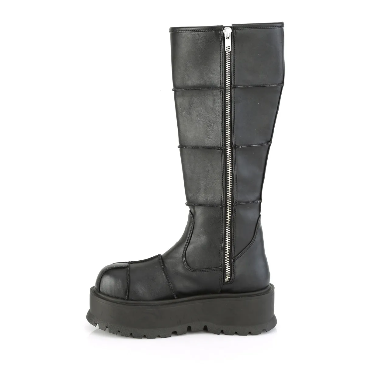 SLACKER-230  Black Vegan Leather