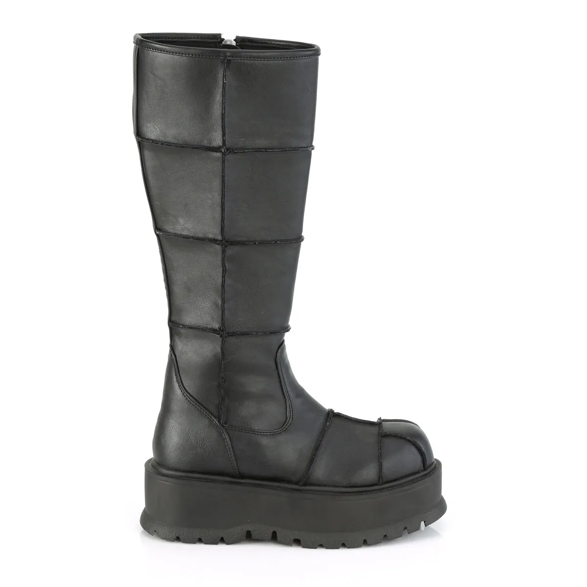 SLACKER-230  Black Vegan Leather