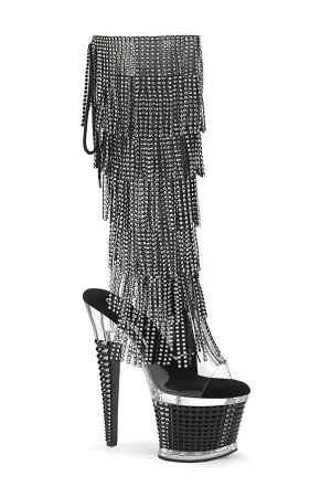 SPECTATOR-2017RSF Knee Boot | Clear Vinyl