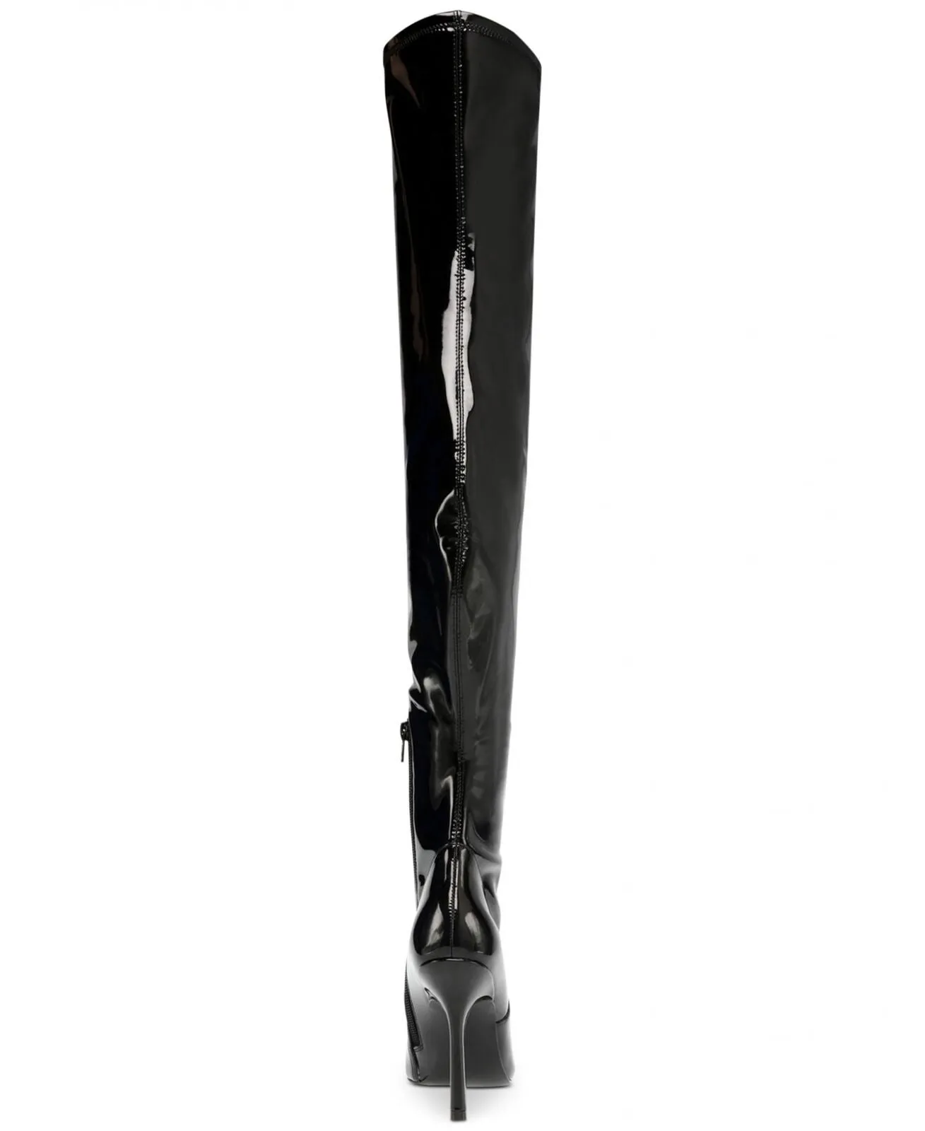 Steve Madden Women's Vanquish Over-the-Knee Thigh-High Boots Black Patent 11M
