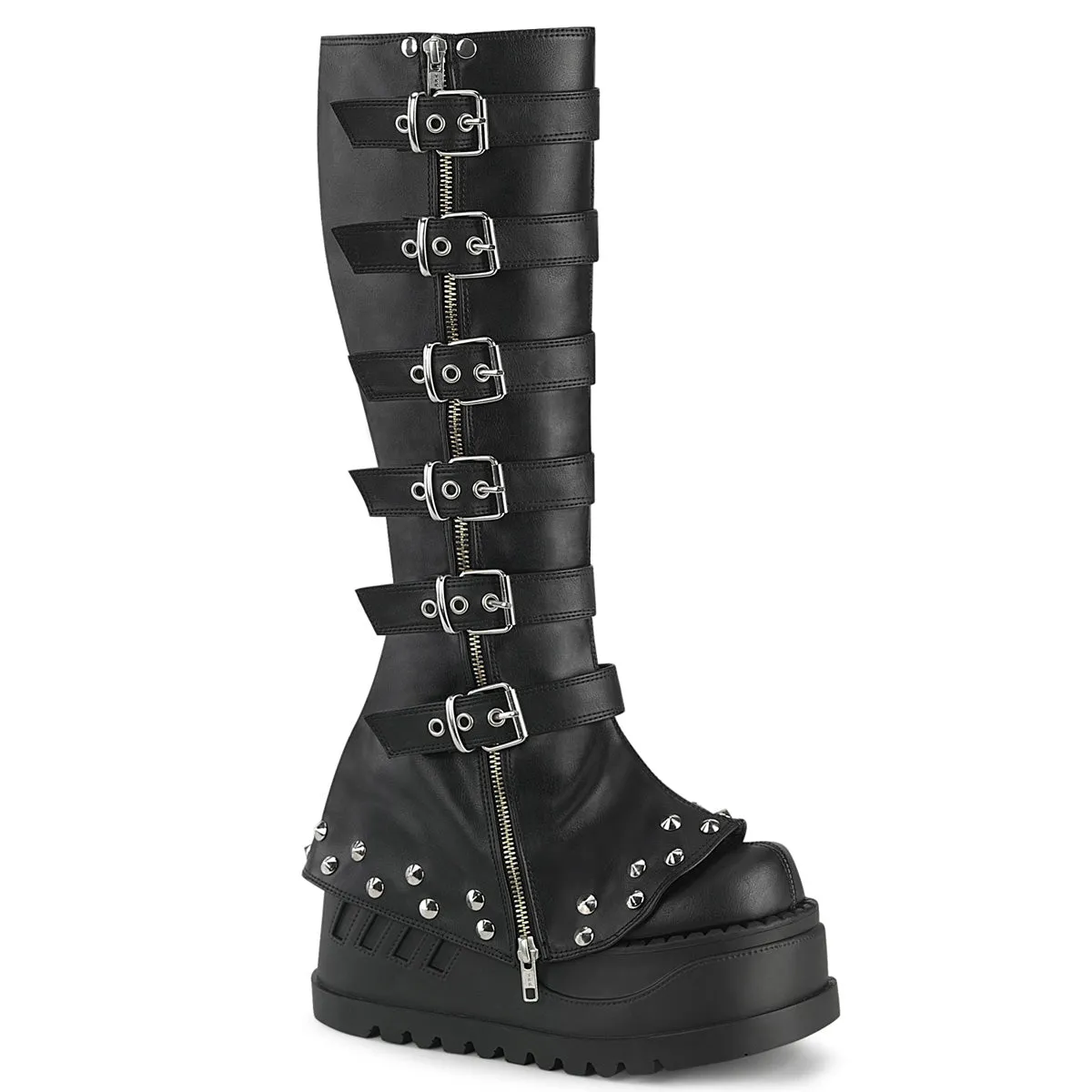 STOMP-223  Black Vegan Leather