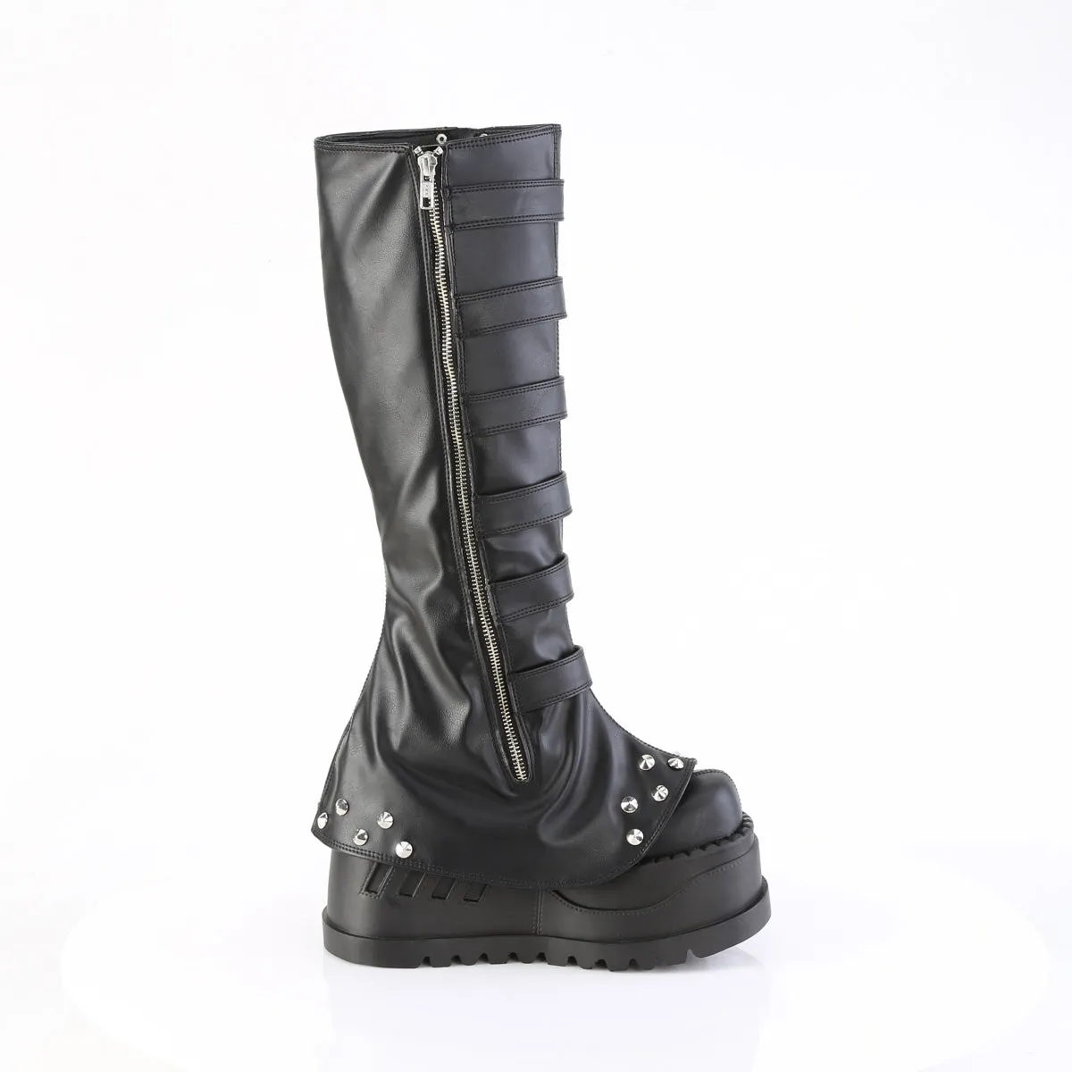 STOMP-223  Black Vegan Leather