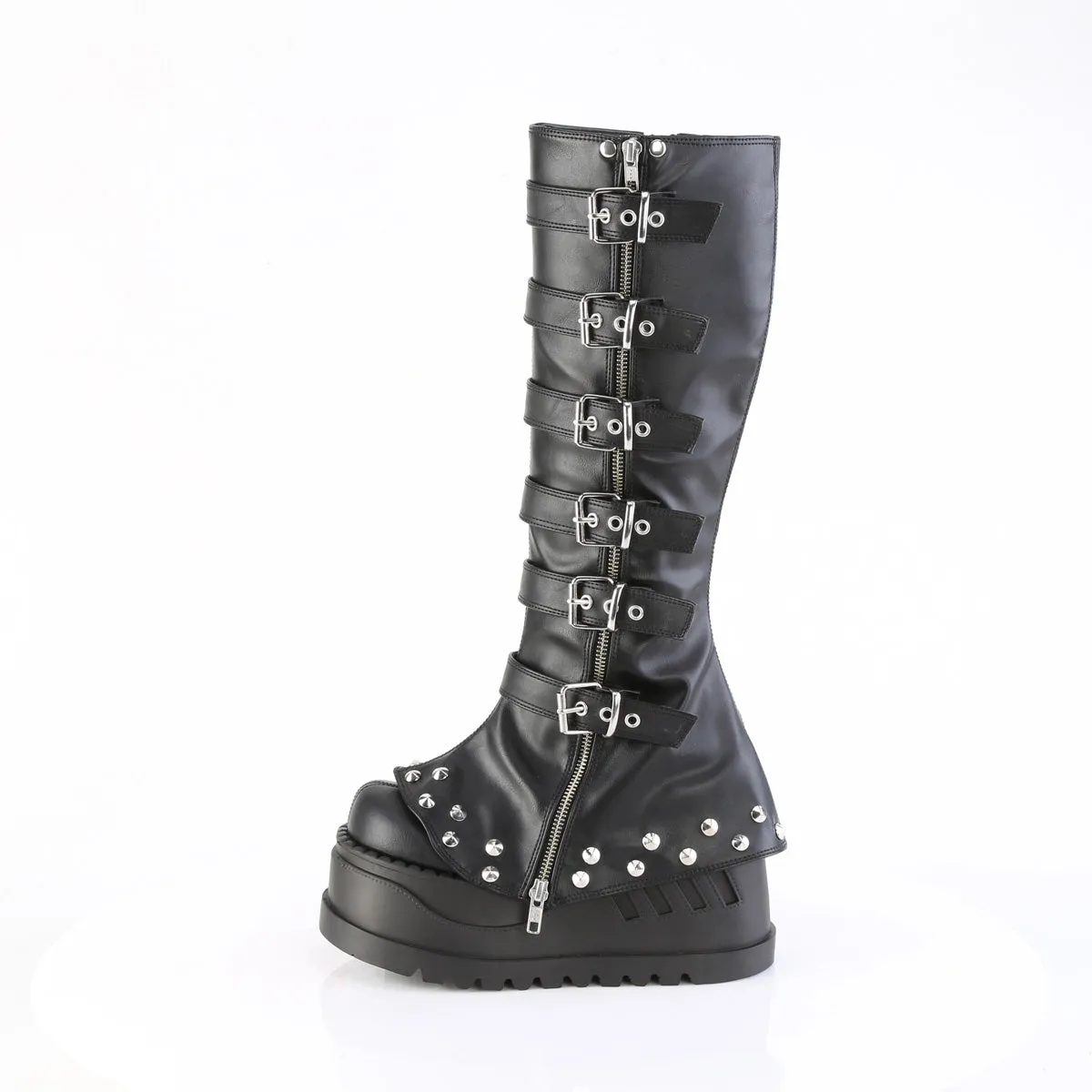 STOMP-223  Black Vegan Leather