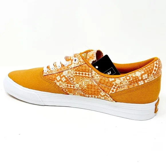 Supra Cobalt Desert Print Orange White Mens Skateboard Sneakers 05663 219
