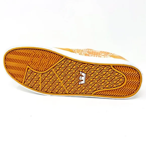 Supra Cobalt Desert Print Orange White Mens Skateboard Sneakers 05663 219