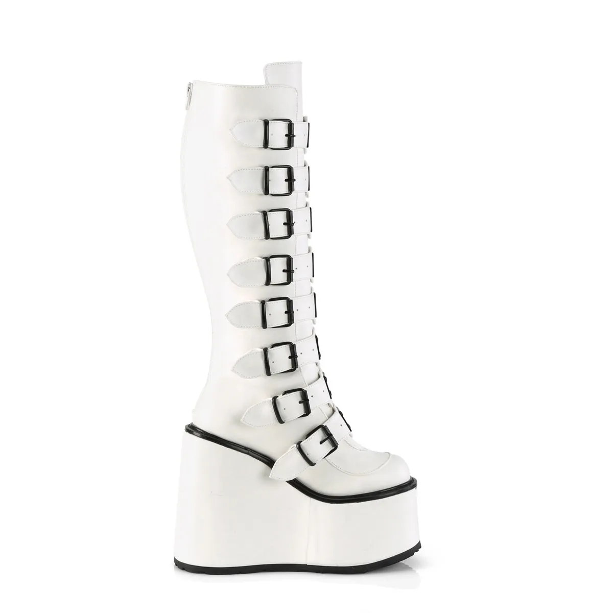 SWING-815  White Vegan Leather