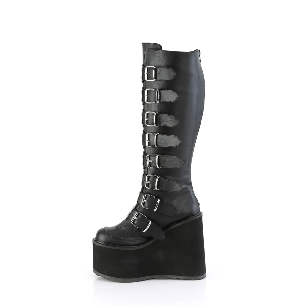 SWING-815WC  Black Vegan Leather