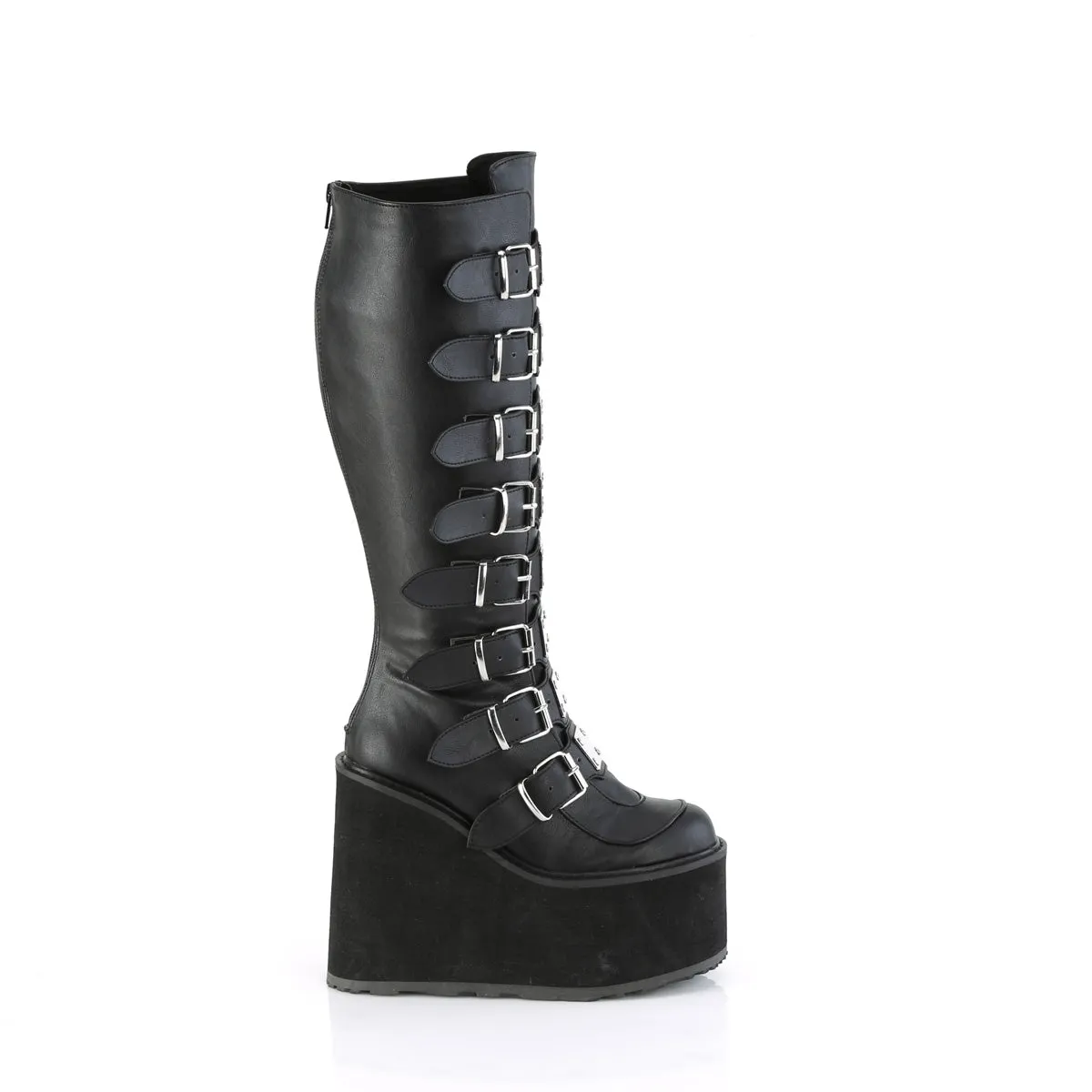 SWING-815WC  Black Vegan Leather