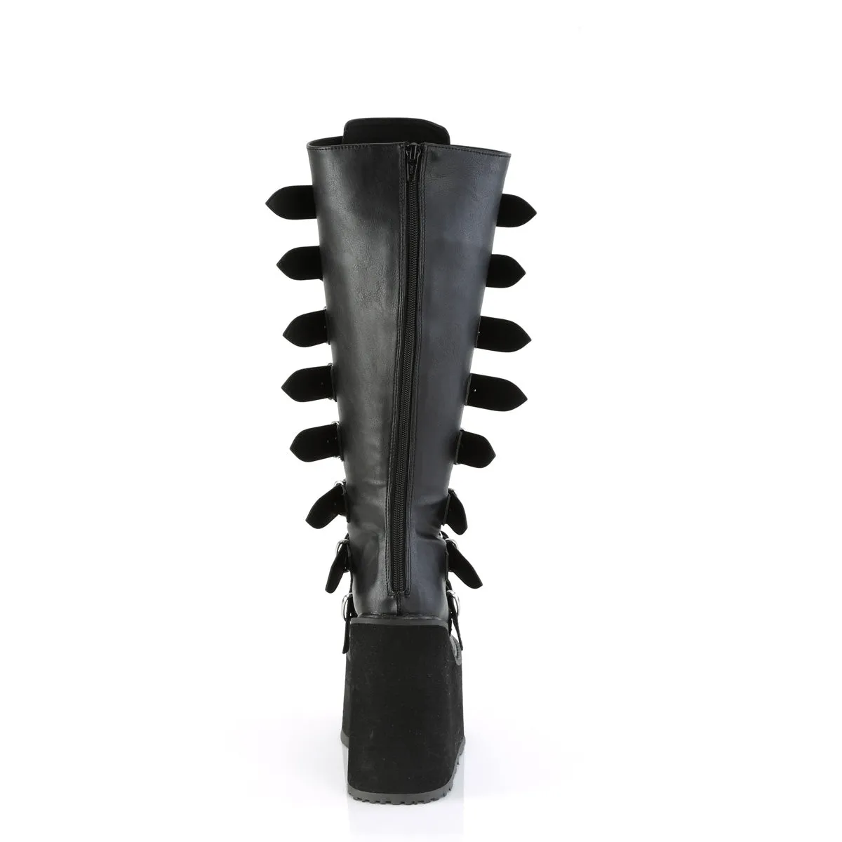 SWING-815WC  Black Vegan Leather
