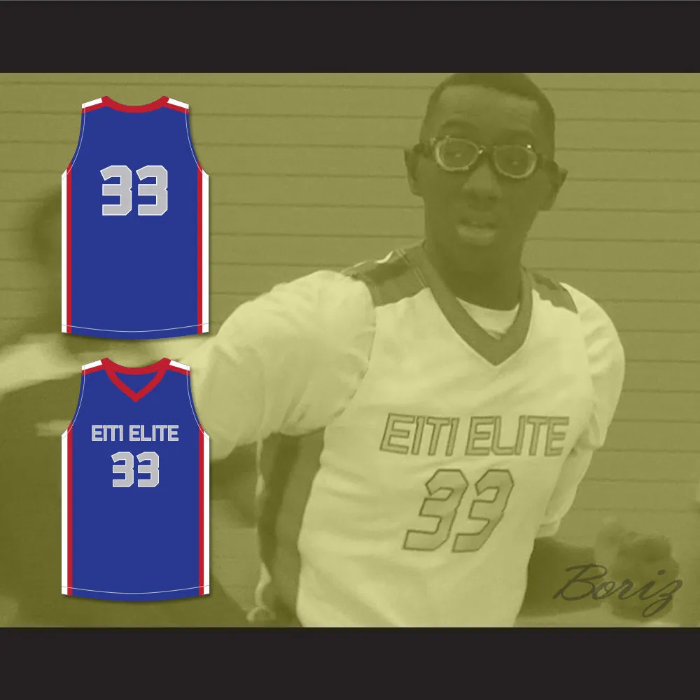 Tacko Fall 33 Each 1 Teach 1 Elite AAU Blue Basketball Jersey 1
