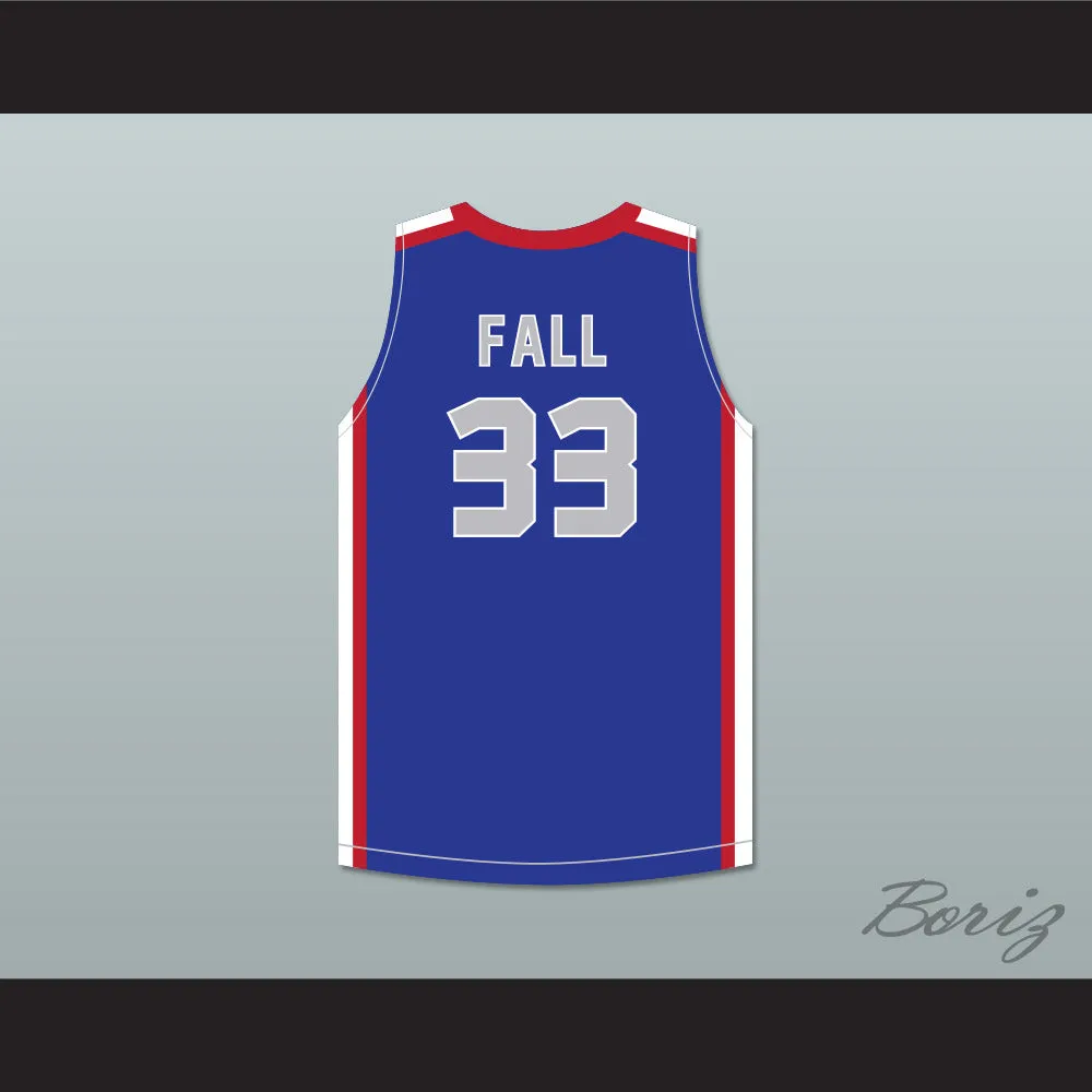 Tacko Fall 33 Each 1 Teach 1 Elite AAU Blue Basketball Jersey 2