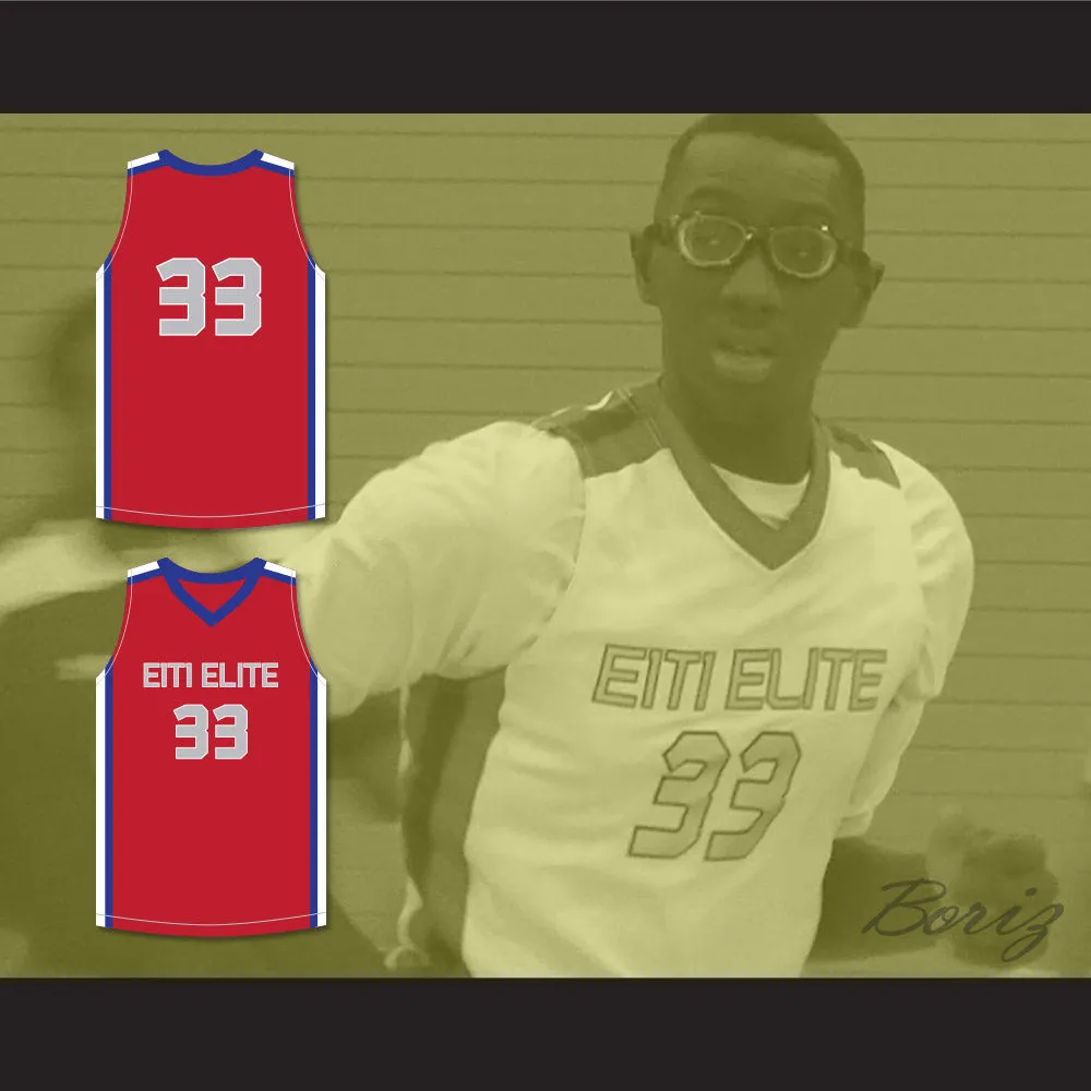 Tacko Fall 33 Each 1 Teach 1 Elite AAU Red Basketball Jersey 1