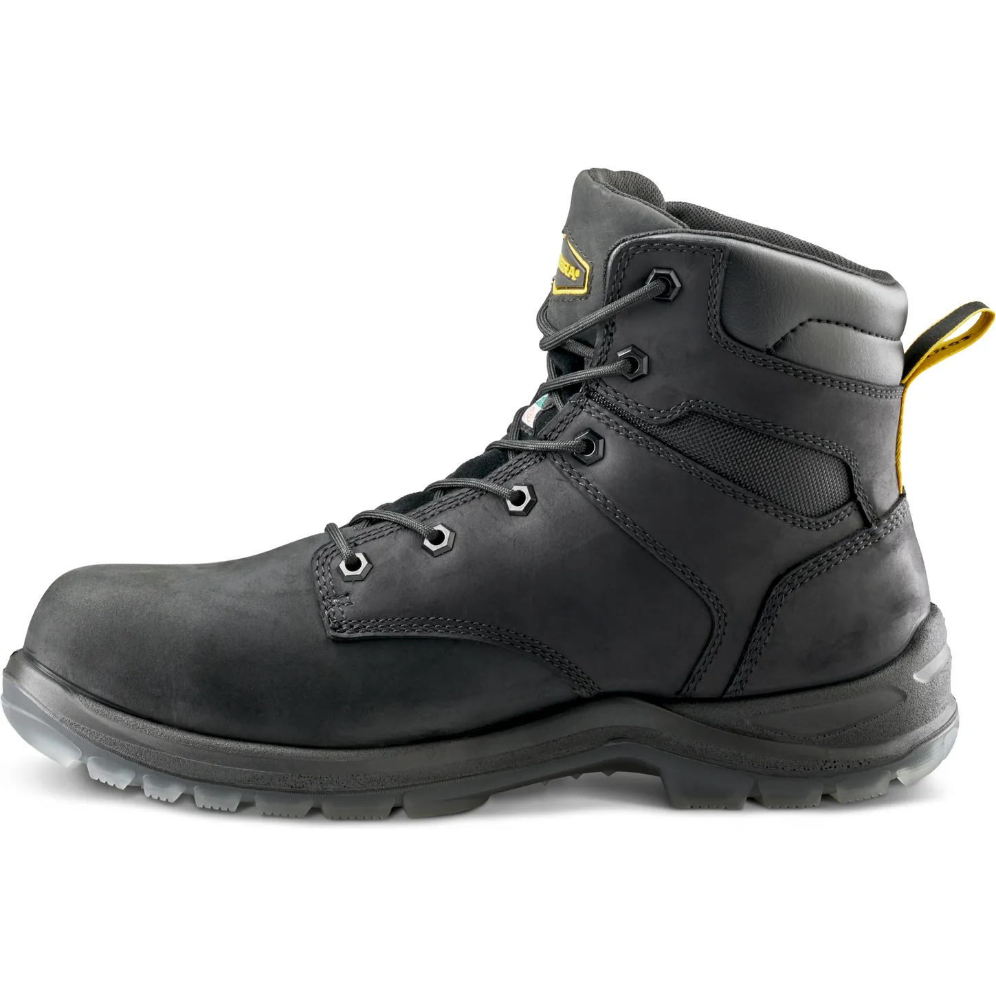 Terra Men's Byrne 6" Comp Toe WP Safety Work Boot- Black- 839BBK
