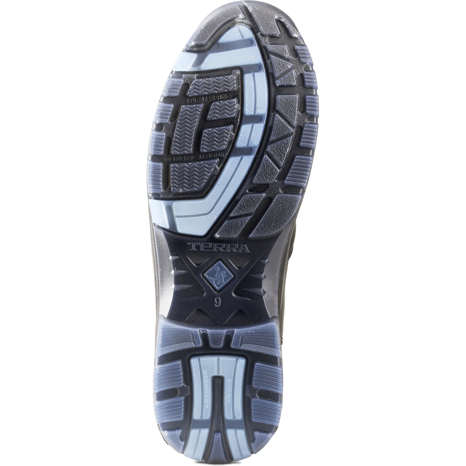 Terra Men's Byrne 6" Comp Toe WP Safety Work Boot- Black- 839BBK