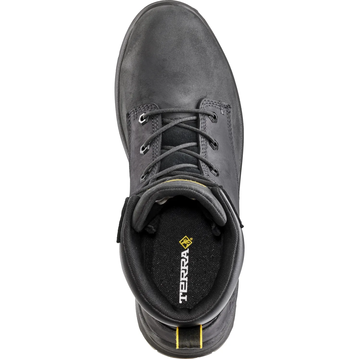 Terra Men's Byrne 6" Comp Toe WP Safety Work Boot- Black- 839BBK