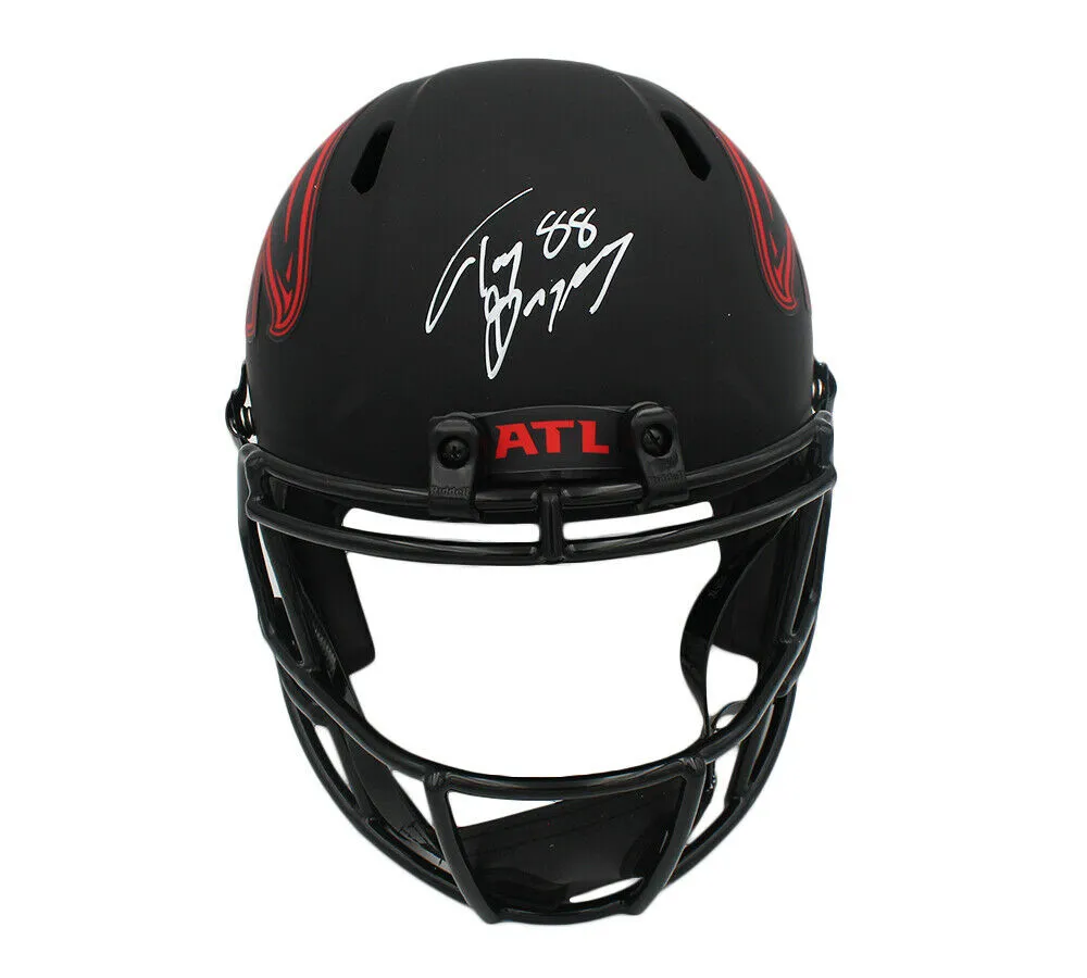 Tony Gonzalez Signed Atlanta Falcons Speed Full Size Eclipse NFL Helmet