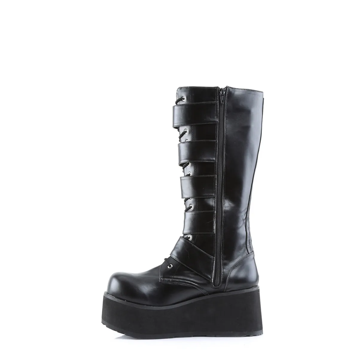 TRASHVILLE-518  Black Vegan Leather