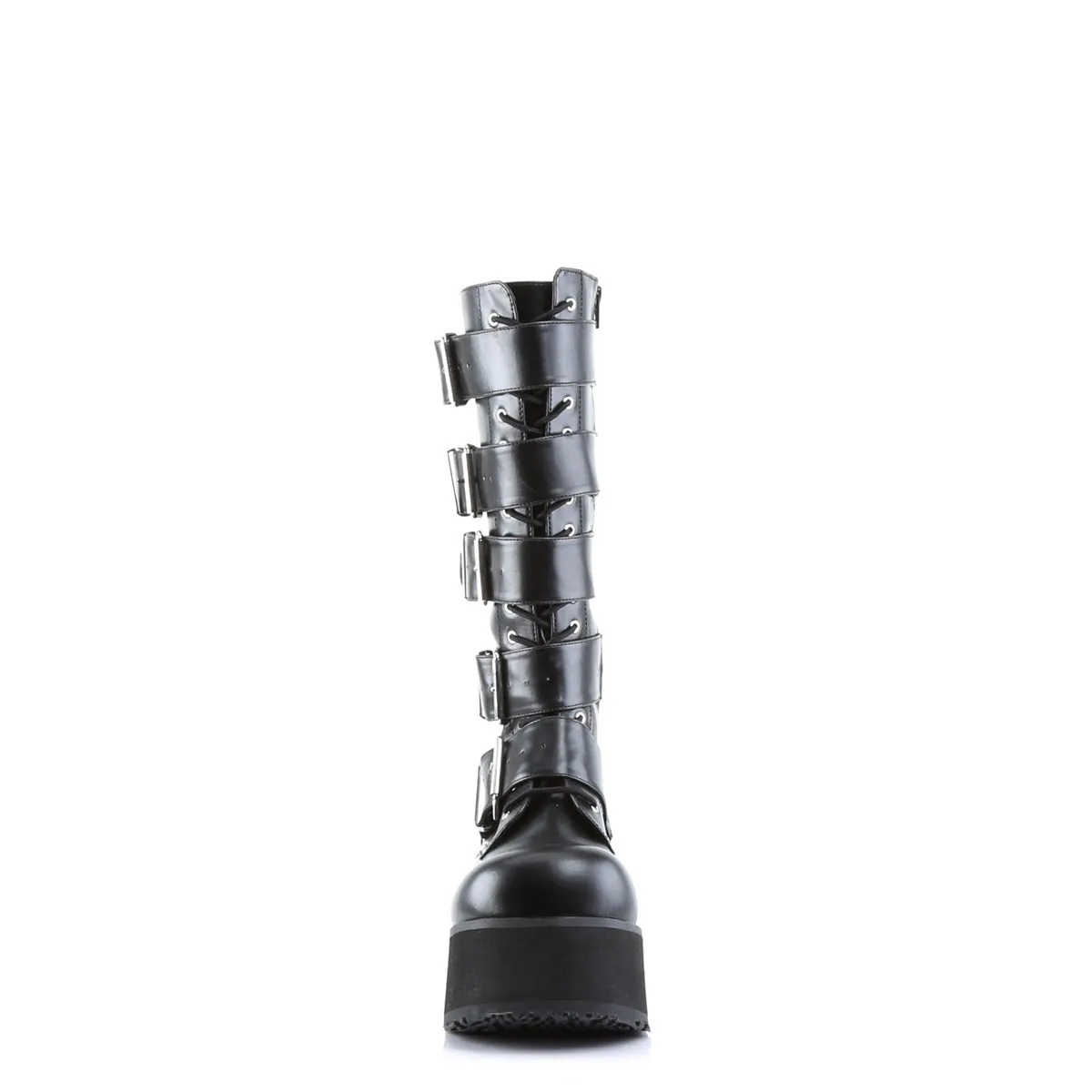 TRASHVILLE-518  Black Vegan Leather