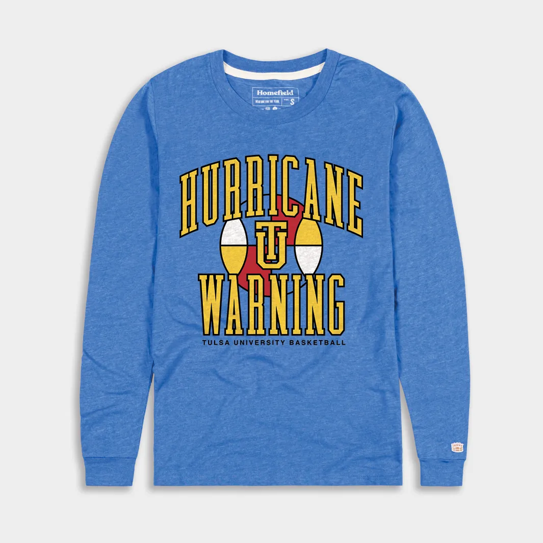 Tulsa Basketball "Hurricane Warning" Long Sleeve