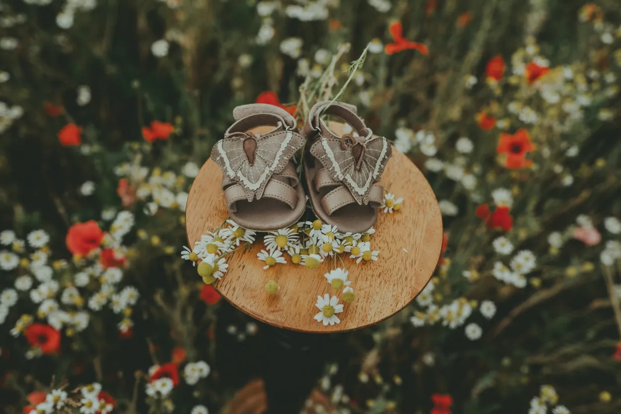 Tuti Sky | Night Butterfly | Truffle Metallic Nubuck