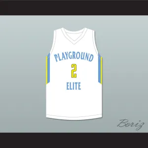 Tyler Herro 2 Playground Elite AAU White Basketball Jersey