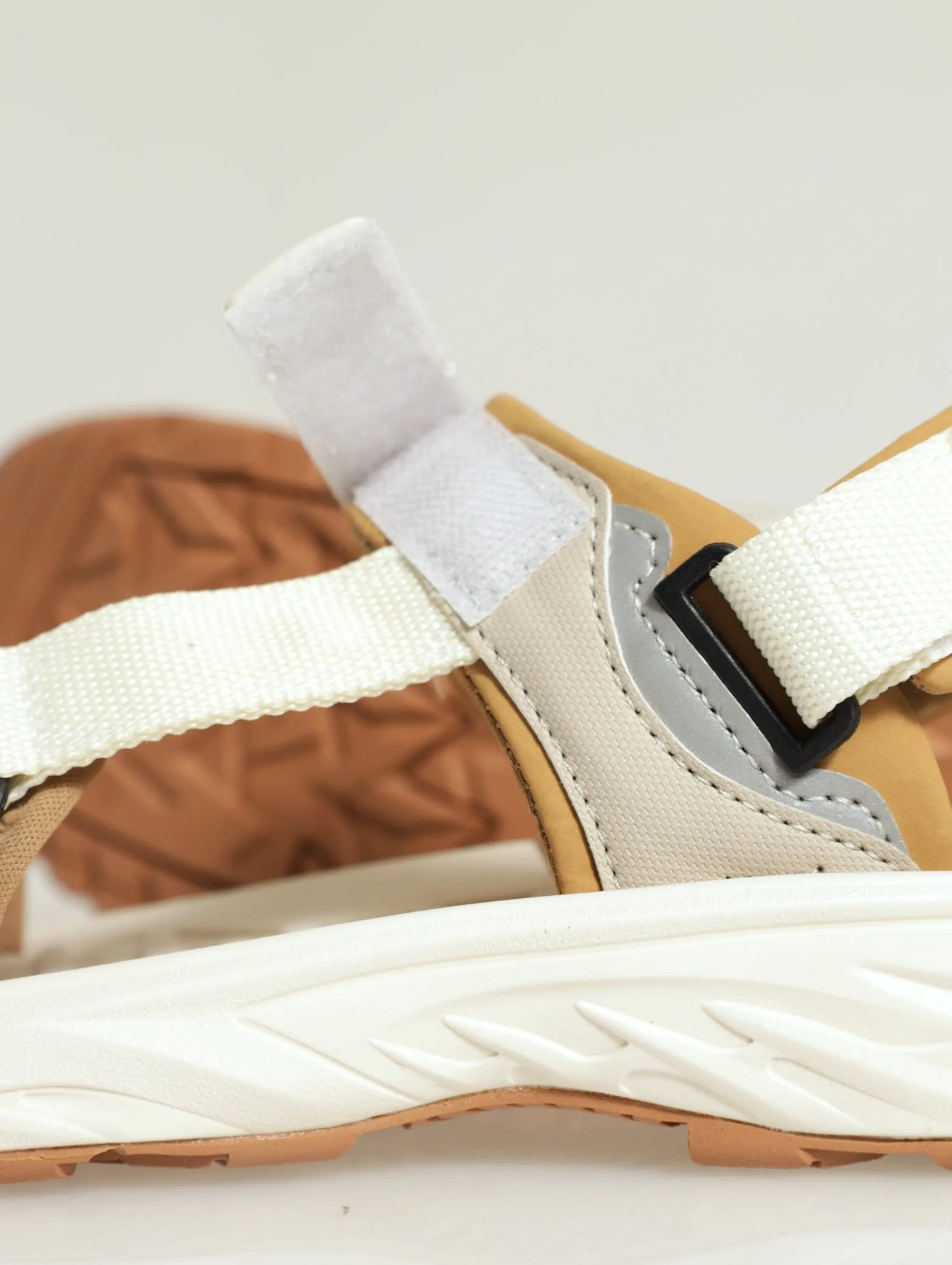 Ula Raft With Velcro Strap Sport Sandal - Taupe