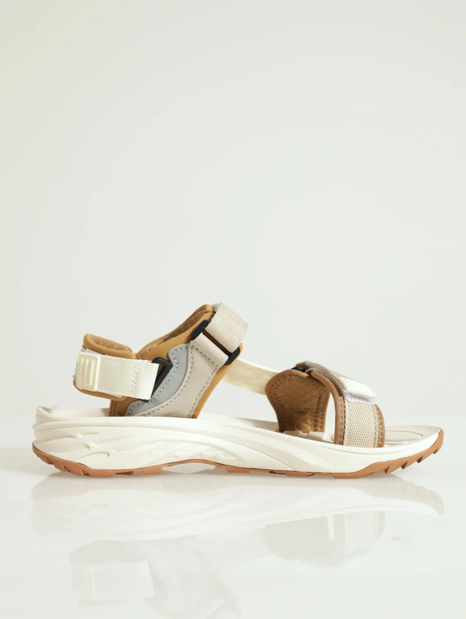 Ula Raft With Velcro Strap Sport Sandal - Taupe