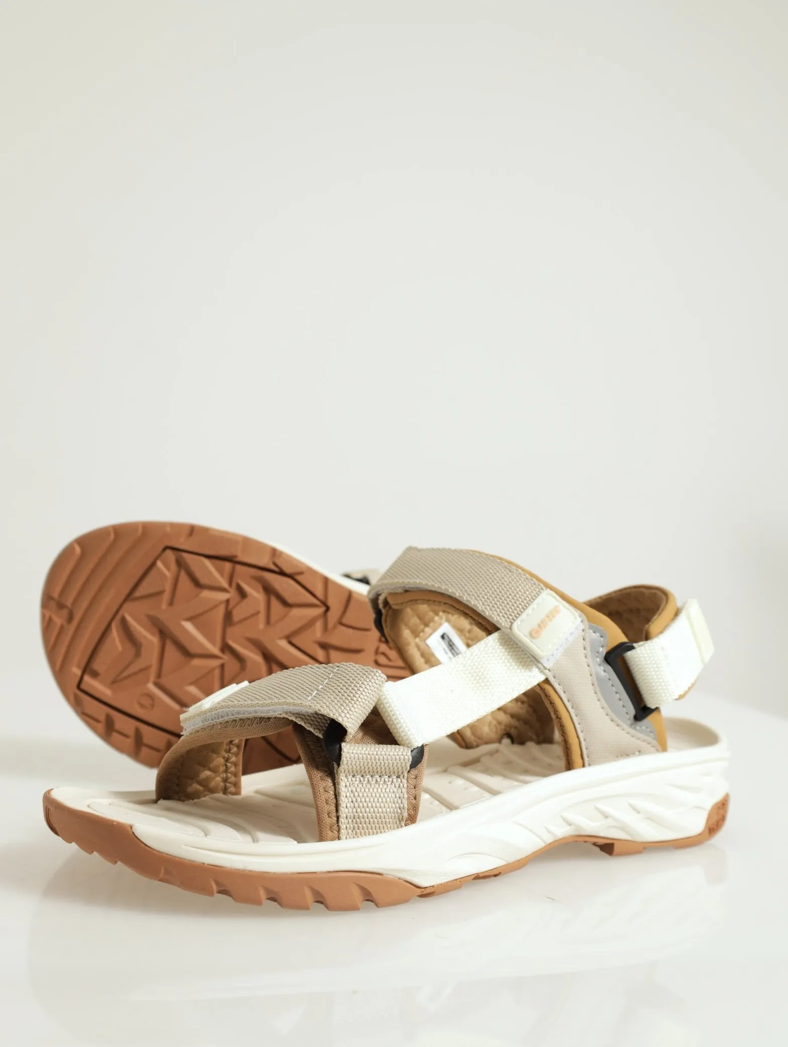 Ula Raft With Velcro Strap Sport Sandal - Taupe