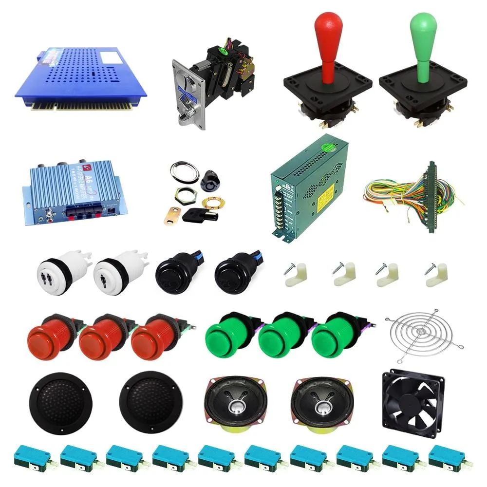 Ultimate 412 in 1 DIY Arcade Kit-Happ Joystick