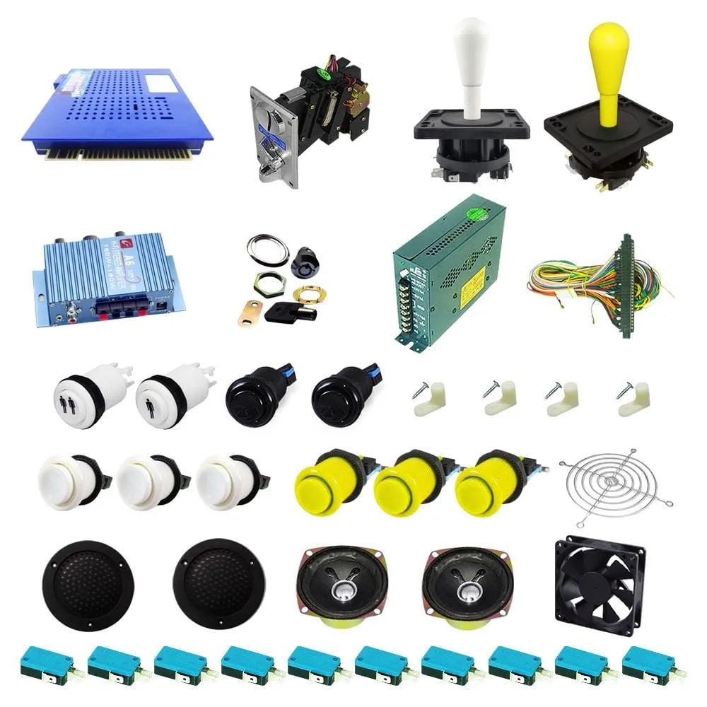 Ultimate 412 in 1 DIY Arcade Kit-Happ Joystick