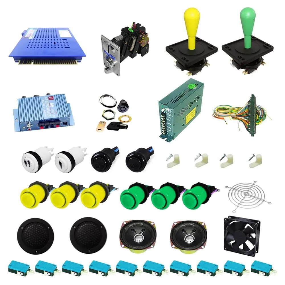 Ultimate 412 in 1 DIY Arcade Kit-Happ Joystick