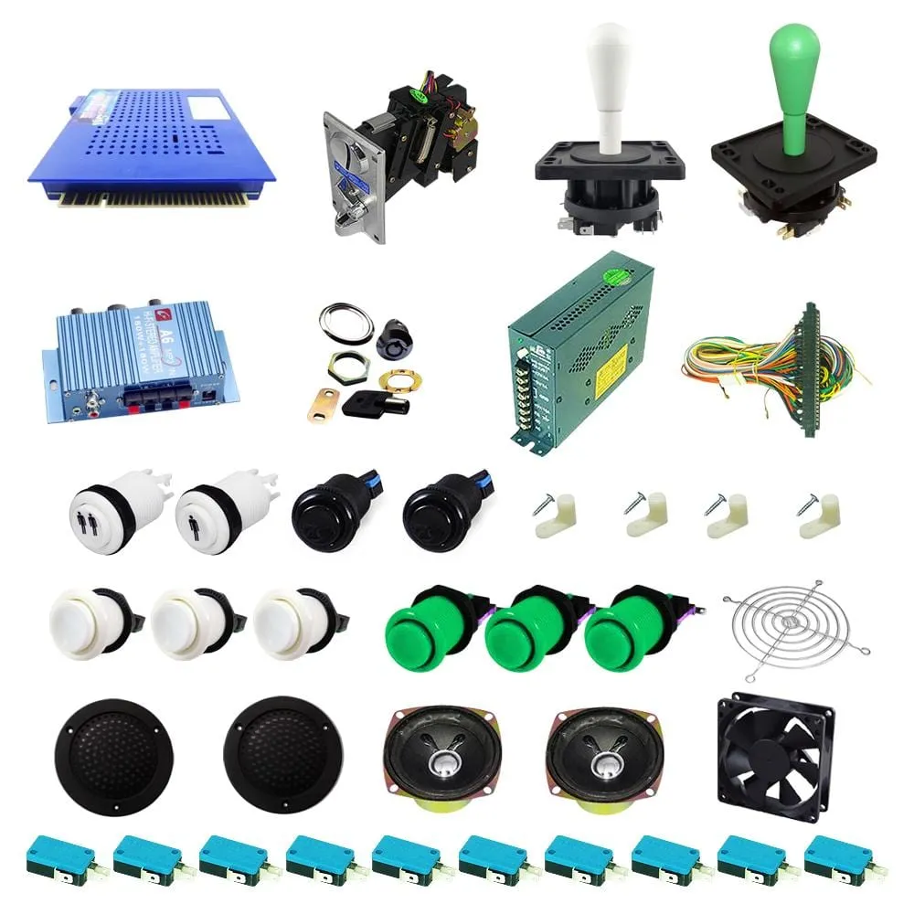 Ultimate 412 in 1 DIY Arcade Kit-Happ Joystick